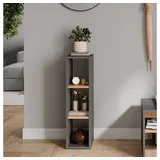Vicco Orlando Standregal 21,6 x 80,1 x 24 cm Anthrazit/Goldkraft Eiche