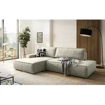 OTTO home Eckcouch Cord 2-Sitzer Hellgrün