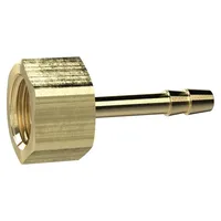 Riegler Aufschraubschlauchtülle G 1/4 für Schlauch 4 mm Messing