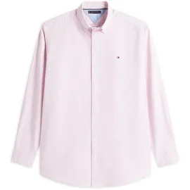 Tommy Hilfiger Big & Tall Langarmhemd gestreift Weiß 5XL
