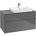 Waschtischunterschrank C01800FP 100x54,8x50cm, Waschtisch rechts, Glossy Grey