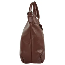 Samantha look Henkeltasche Leder Brown