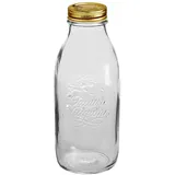 Bormioli 2er Set Einmachglas Original Quattro Stagioni 1,0L Flasche incl. Bormioli Rezeptheft