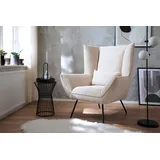 KAWOLA Sessel IVA Relaxsessel Cord cremeweiß