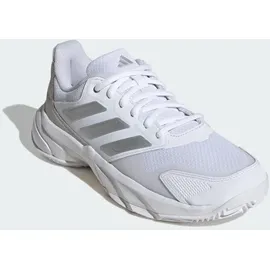 adidas CourtJam Control 3 Clay Cloud White / Silver Metallic / Grey One 38 2/3