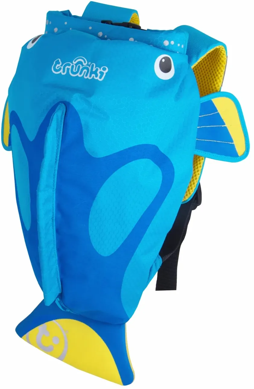 Trunki PaddlePak Tang der tropische Fisch Kinderrucksack Medium blue