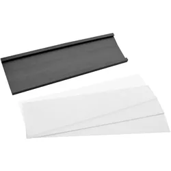 CombiCraft Magnetische Etikettenhalter 100x30 mm- Set von 5 für Effiziente Organisation