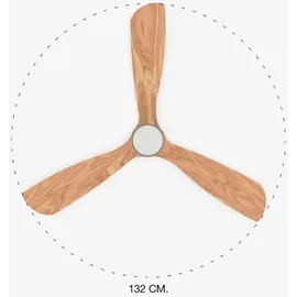 FARO Lantau 132 cm Deckenventilator Beige