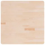 vidaXL Tischplatte Quadratisch 90x90x1,5 cm Eichenholz Unbehandelt