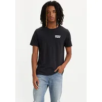 Levi's T-Shirt mit Label-Print, Black, M