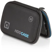 Wicked Chili Tasche für Externe Festplatte 2,5 Zoll SSD Hülle, Festplattentasche kompatibel mit WD Passport Elements, Toshiba Canvio, Intenso, TV USB Stick Case mit Fach (13,5 x 8,5 x 4 cm)