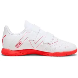 PUMA Kinder Fussball-Hartplatzschuhe FUTURE PLAY, PUMA WHITE-FIRE ORCHID, 28