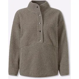 Heine Fleece-Shirt Braun 48
