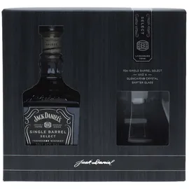 Jack Daniel's Single Barrel Select Tennessee 45% vol 0,7 Geschenkset