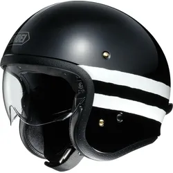 Shoei J.O Sequel Jethelm, schwarz-weiss, Größe XS für Männer