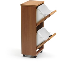 Arredamenti Italia ARREDAMENTIITALIA Mülltrennsystem Madera 2, Holz - 2