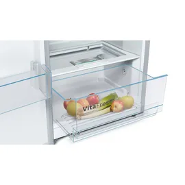 Bosch Serie 4 KSV36VLEP Kühlschrank (346 l, 1860 mm hoch, Inoxlook)
