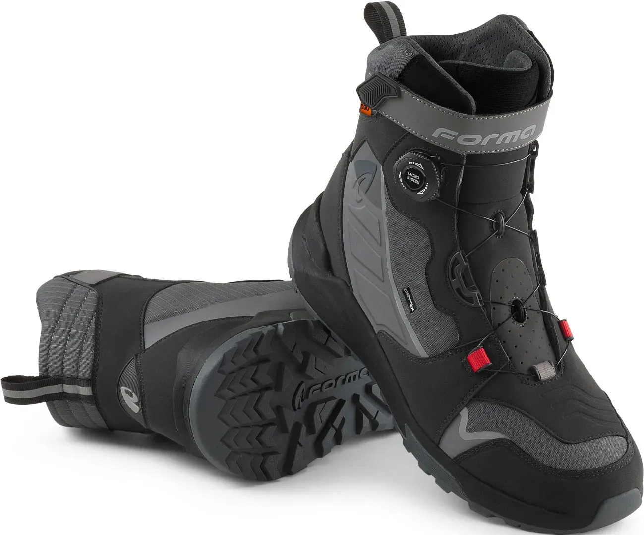 Forma ADV Kite Dry Motorschoenen, zwart-grijs, 42 Voorman