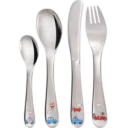 GRÄWE Kinderbesteck 4-teilig AUTOS AUTOS