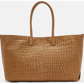 Liebeskind Berlin Chelsea Crocodile Shopper L cognac