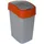 Curver Flip Bin 50 l silber/rot