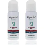 Allpresan diabetic MYCO + REPAIR Schaum-Creme - bei Diabetis mellitus - für sehr trockene bis rissige Fußhaut und zum Schutz vor Fußpilz - 2x75 ml