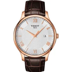 Tissot T-Classic Tradition T063.610.36.038.00 - silber,braun - 42mm