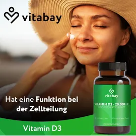 Vitabay Vitamin D3 Depot 20.000 I.E. Tabletten 120 St.