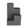 BigDean Blumentreppe 60 x 40 x 40 cm Anthrazit