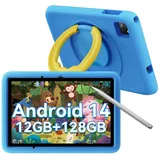 blackview Tab A6Kids(4+128) incl. Stift, Hülle, Ladegerät Tablet (10.1", 128 GB, Kinder-Modus, HD+, Android 14) blau
