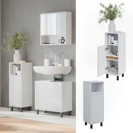 Vicco Agasta Midischrank 30 x 87 x 28 cm Weiß