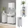 Vicco Agasta Midischrank 30 x 87 x 28 cm Weiß