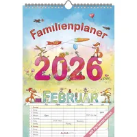 ALPHA EDITION GmbH & Co. KG Familienplaner Cartoon 2026-