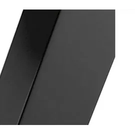 Feldmann-Wohnen Esstisch, Weiß, Schwarz, Holz, Rechteckig,Rechteckig, Wange, 80x76x160 cm, Esszimmer, Tische, Esstische