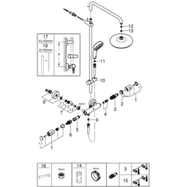 Grohe Tempesta Cosmopolitan System 210 chrom 27922001