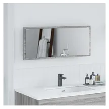 vidaXL Wandspiegel 90 x 37 cm Grau