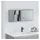vidaXL Wandspiegel 90 x 37 cm Grau