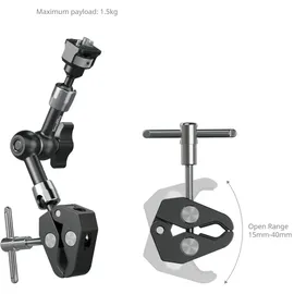 SmallRig Magic Arm with Crab-Shaped Clamp (7")