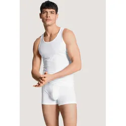 Muskelshirt, mit Rundhals-Ausschnitt, Gr. XL (56), weiß, , 66370700-XL