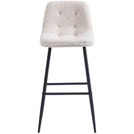 Möbel Kraft Barhocker 2er-Set ¦ weiß ¦ Maße (cm): B: 46,5 H: 102