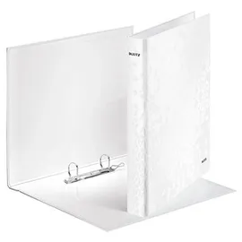 Leitz WOW Ringbuch 2-Ringe perlweiß
