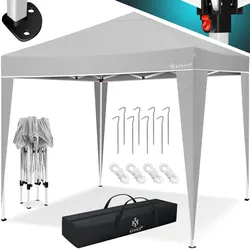 KESSER® Pavillon 3x3m   wasserdicht   inkl. Tasche   Pop-Up Klicksystem   UV-Schutz 50+   Faltpavillon   Gartenzelt   Partyzelt   Metall-Verstrebungen