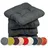sunnypillow Stuhlkissen 40 x 40 x 8 cm grau 4-tlg.