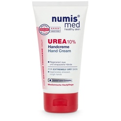 numis med Handcreme Handcreme 10% Urea für trockene Hände – Hand Creme vegan 1x 75 ml, 1-tlg.