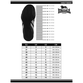 Lonsdale Heskin Herren Black/Grey/White 40