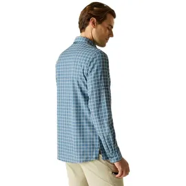 Regatta Langarmhemd China Blue Check L