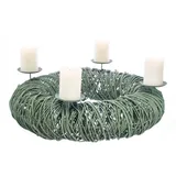 Adventskranz Rattan Moss Ø 50 cm