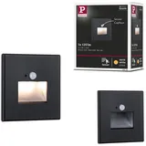 Paulmann Wandeinbauleuchte Edge Quadro 1,2W eckig schwarz