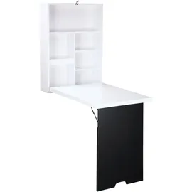 Homcom Schreibtisch Schwarz / Weiß