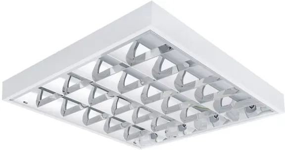 Kanlux Aufputz Rasterleuchte NOTUS 4 x 18W 61,5 x 61,5 cm - ohne Leuchtmittel